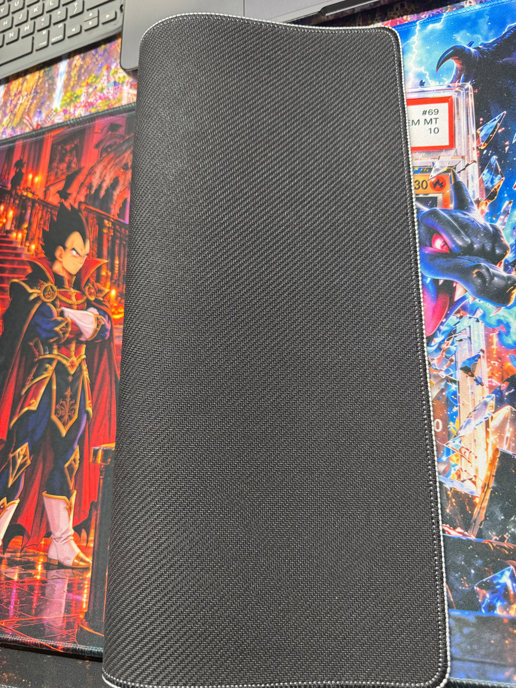 Vault of Legends Trading Card Collector Playmat 24x14 Stitched TCG Gaming Desk Mat