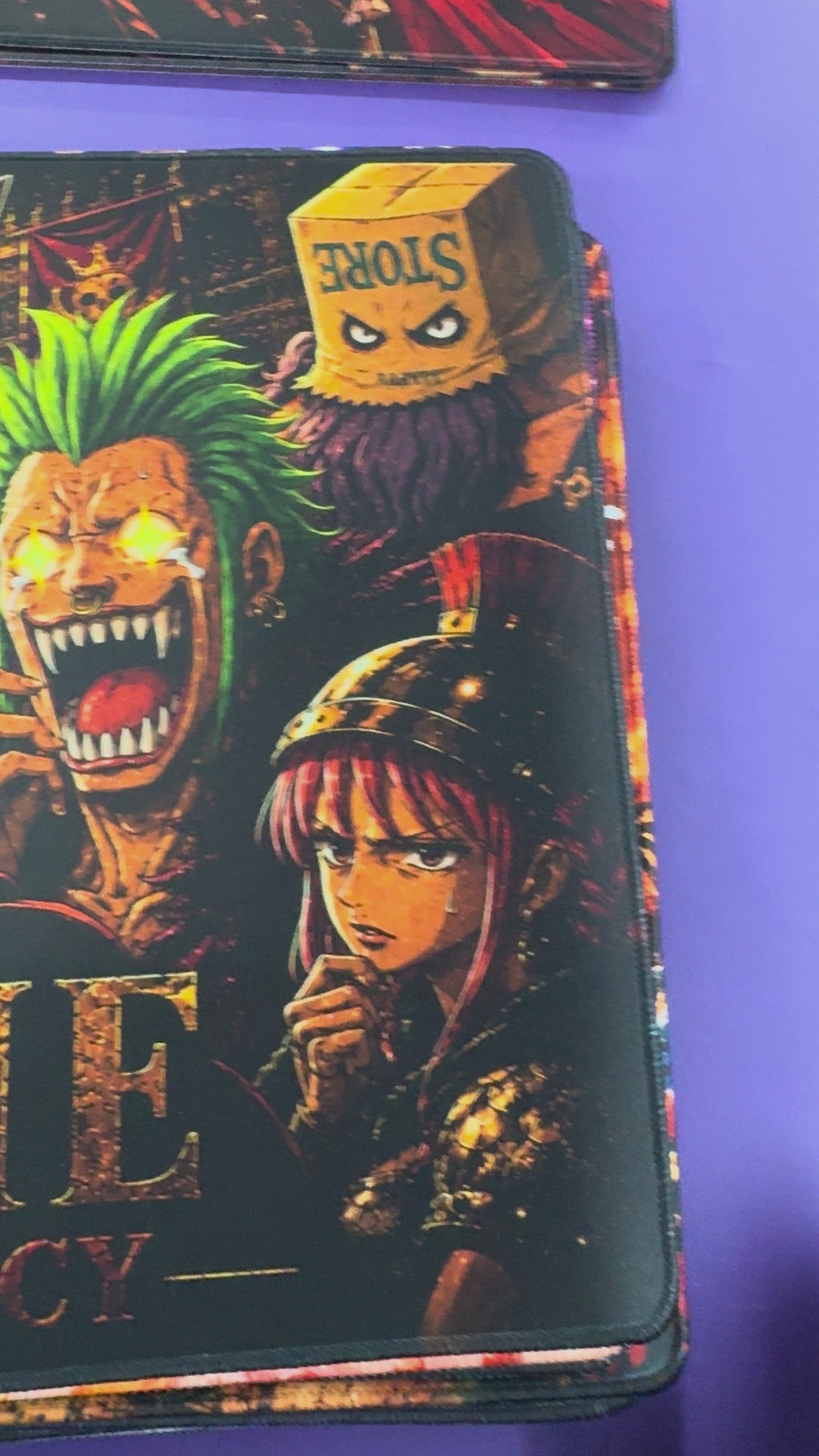 Trust Me Im Definitely Lucy Anime Playmat TCG Gaming Mat Stitched Anime Gift for friend